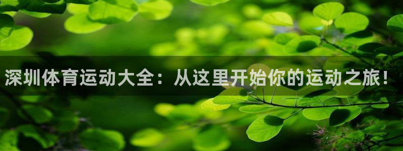 米兰体育官方正版app娱乐首页官网下载：深圳体育运动