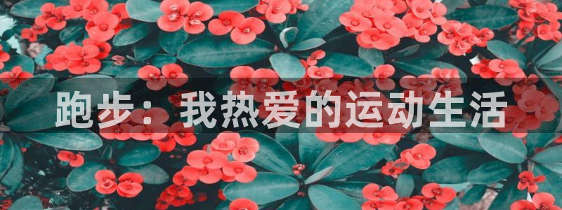 米兰体育官网下载招商电话号码是多少：跑步：我热爱的运动生活